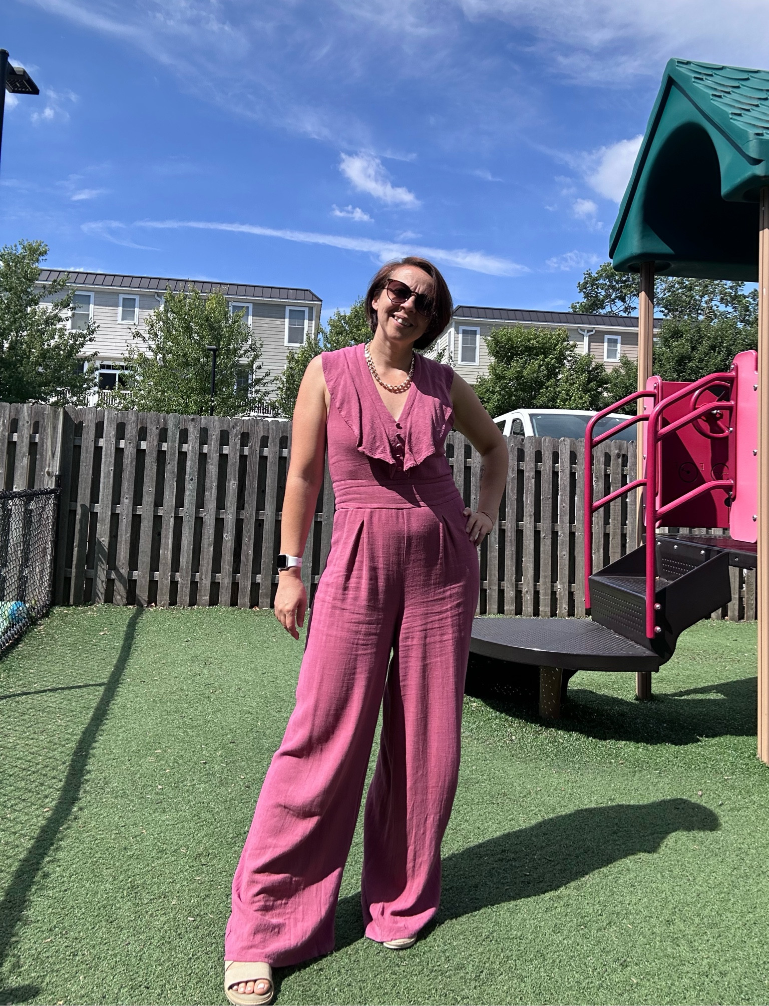 I love this rompers back, always get compliments of that 

#LTKFindsUnder100 #LTKSeasonal #LTKWorkwear