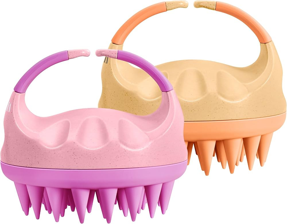 HEETA Scalp Massager with Soft Silicone Bristles for Hair Growth, Dandruff Removal, and Relaxatio... | Amazon (US)