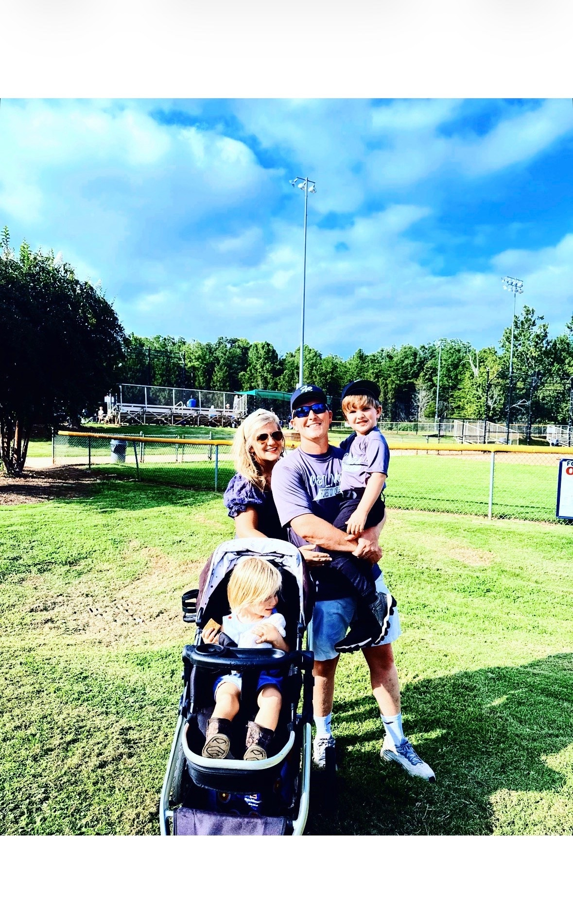 Tonight was the very first tball game 🧢⚾️ of the season 🏟️ for our firstborn Judson and “Daddy Coach” (the best 🥰😍)  as well as picture 📸 day!! 🎞️  It was such a great night 🤩 and our team did awesome 👏🏽 thanks to Daddy and Walker coaching so well!! 🙌🏽 Go boys go!!! And that’s my boy, Judson!! 🩵💙