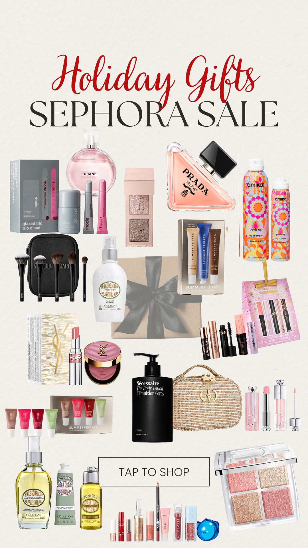 The Sephora sale is now live for VIB! Rouge members get 20% off and VIBs get 15% off. Now is a great time to buy those gift sets and fragrances at a discount. Plus all Sephora products (including their amazing brushes) are 30% off! 

 

#LTKGiftGuide #LTKSaleAlert #LTKBeauty