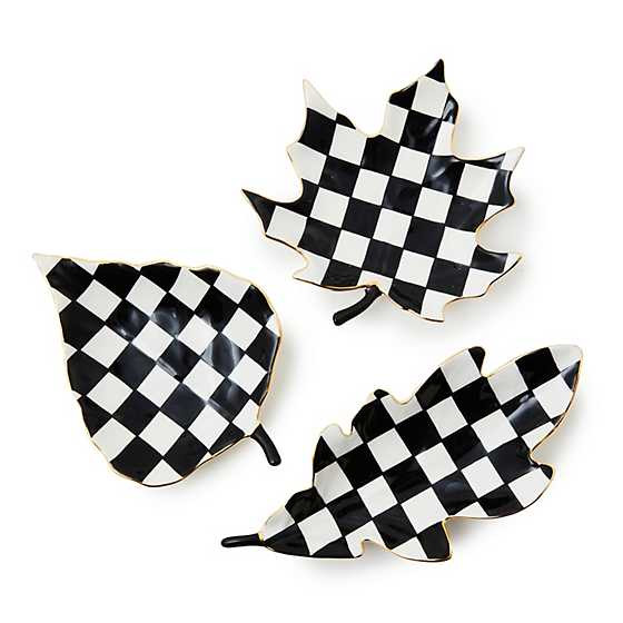 Courtly Leaf Trinket Trays, Set of 3 | MacKenzie-Childs
