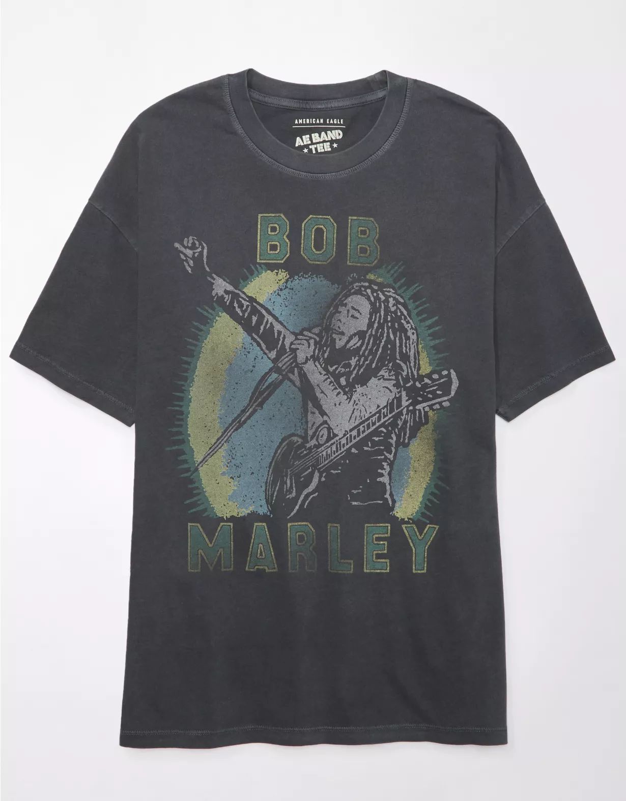 AE Oversized Bob Marley Graphic T-Shirt | American Eagle Outfitters (US & CA)