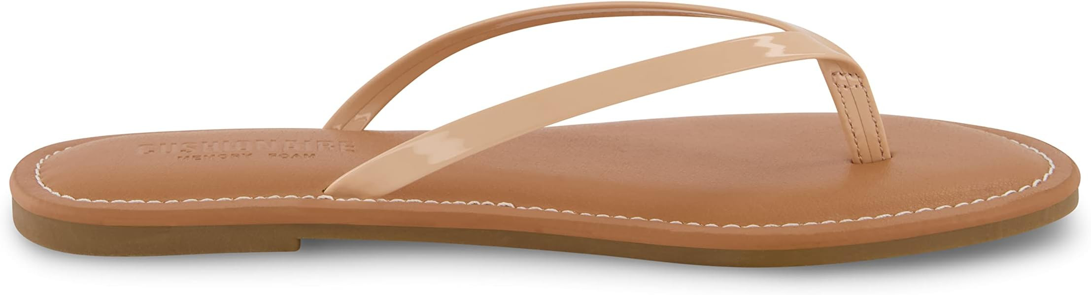 Cushionaire Women's Cora Flat Flip Flop Sandal with +Comfort | Amazon (US)
