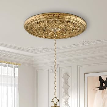 Livex Lighting 8200-65 Ceiling Medallion, Gold | Amazon (US)