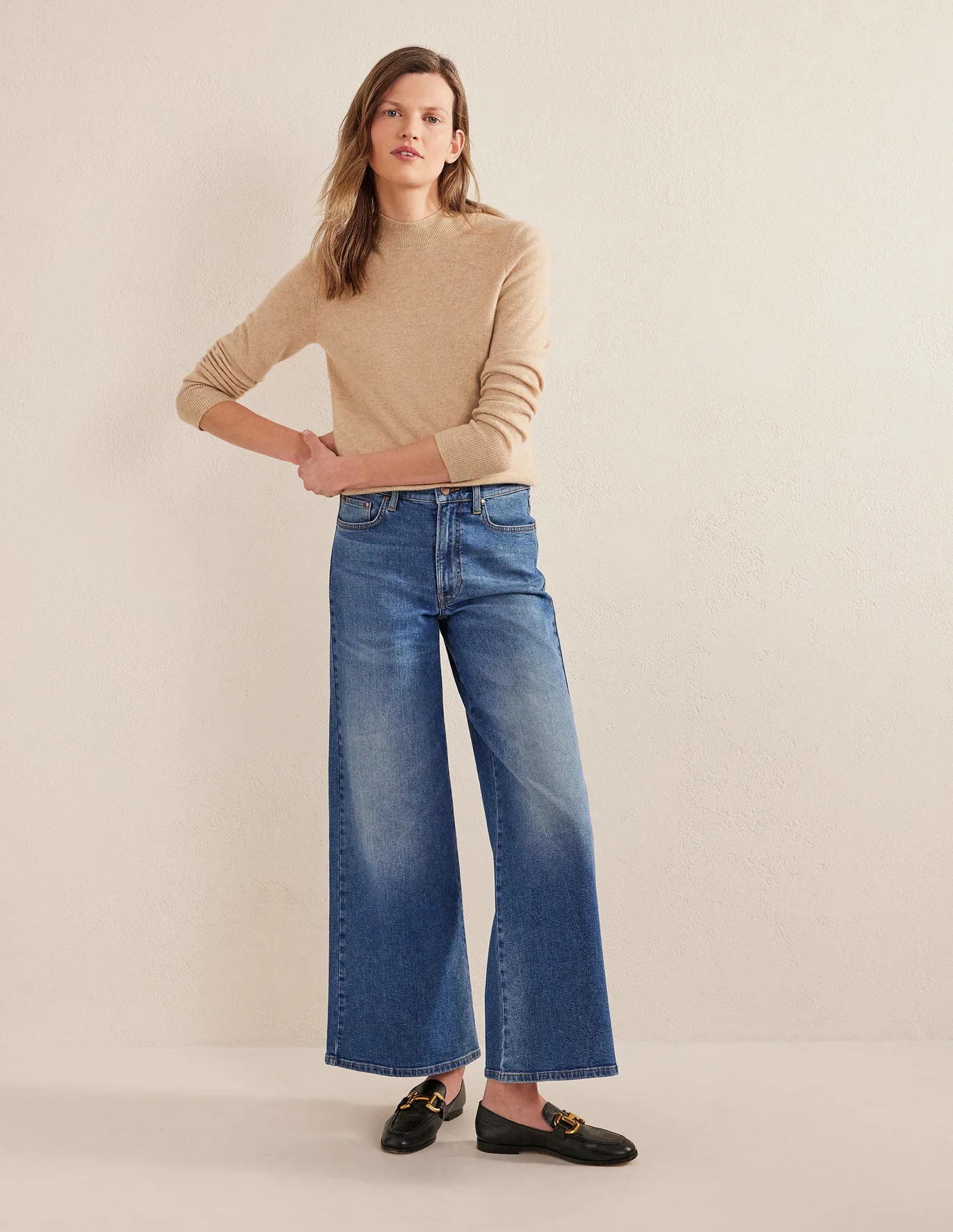 Cashmere Stand Neck Sweater | Boden (US)