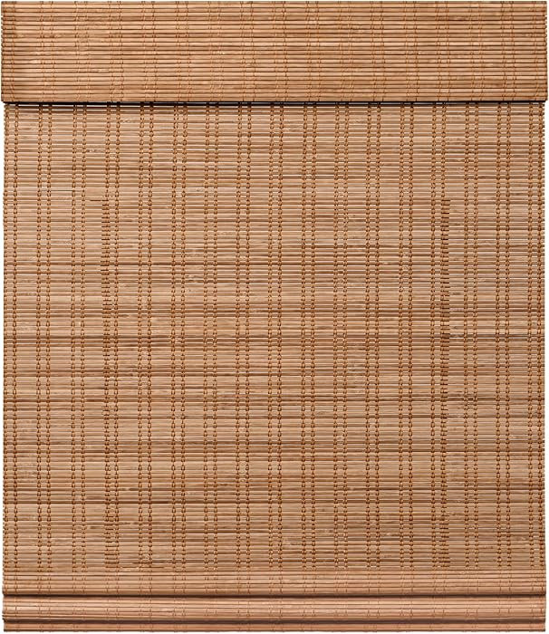 LazBlinds Cordless Bamboo Roman Shades, Light Filtering Window Treatment, Roll Up Bamboo Blinds f... | Amazon (US)