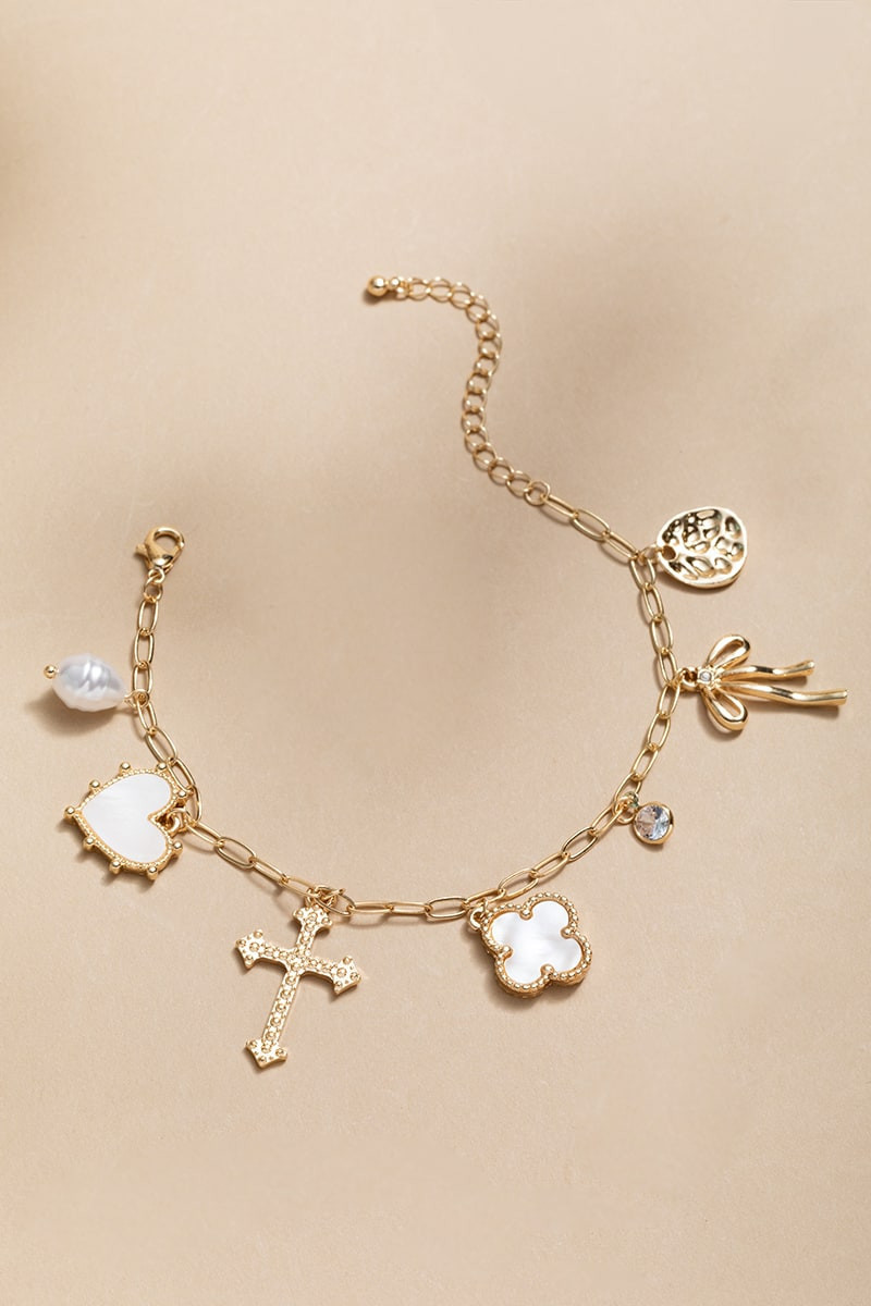 Lisa Mop Icons Charm Bracelet | Francesca's