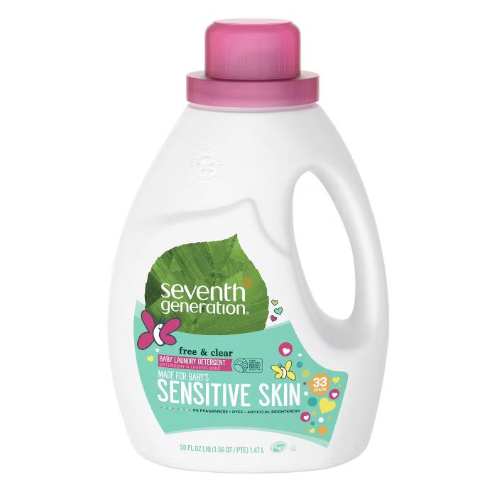 Seventh Generation Natural Laundry Detergent Free & Clear  - 50 fl oz | Target