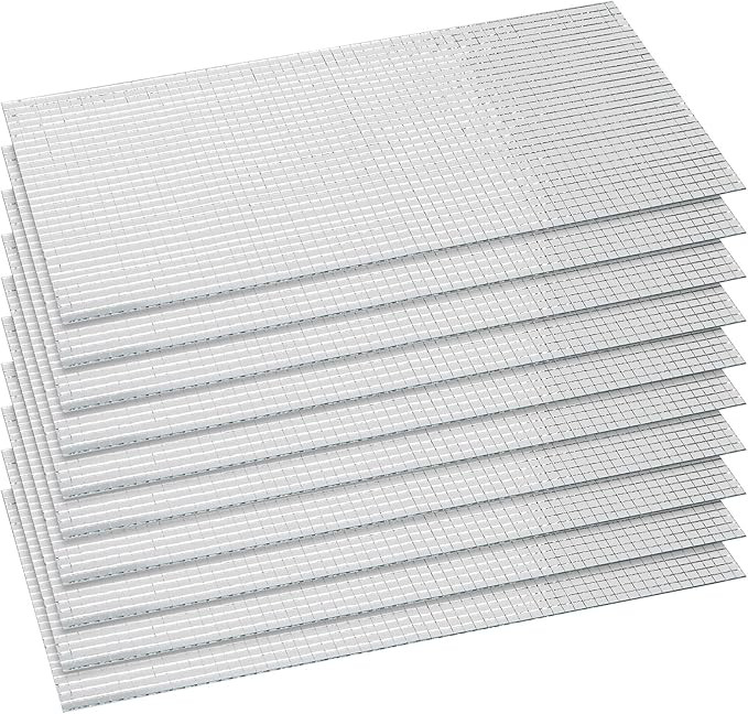 Pllieay 18000PCS Mirrors Mosaic Tiles, Real Glass Small Squares Mosaic Mirror Stickers Disco Ball... | Amazon (US)