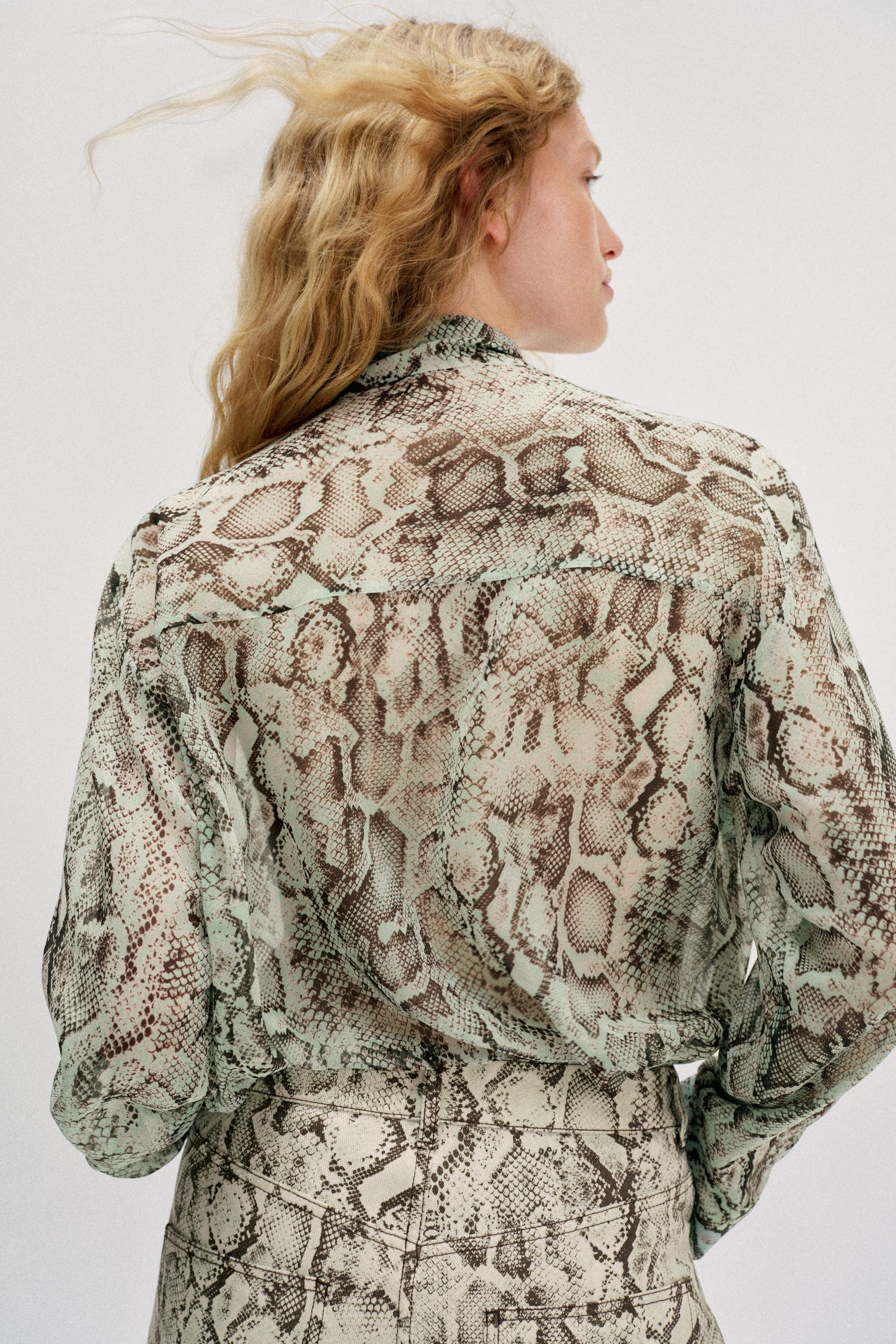 ANIMAL PRINT SHIRT | Zara US