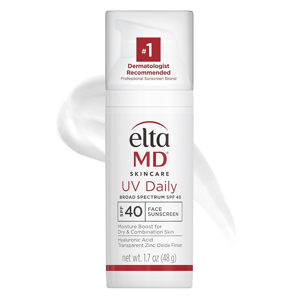 EltaMD UV Daily SPF 40 Face Sunscreen Moisturizer, Moisturizer for Face with SPF, Great for Dry, ... | Amazon (US)