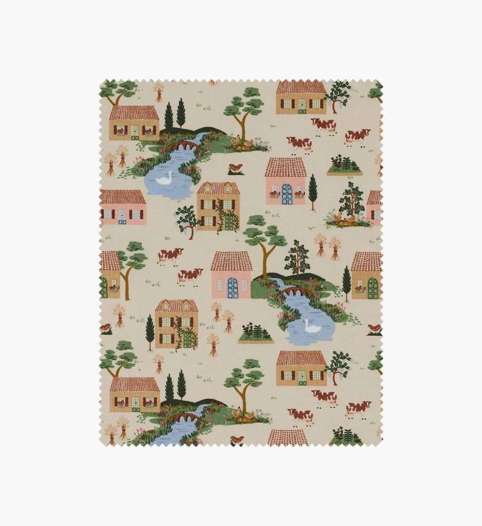 Cotswolds Cotton Fabric - Linen | Rifle Paper Co.