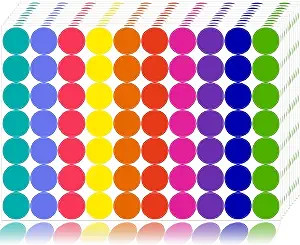 1400 PCS Colored Dot Stickers Round Color Coding Labels Polka Circle Dot Label Sticker for Office... | Amazon (US)