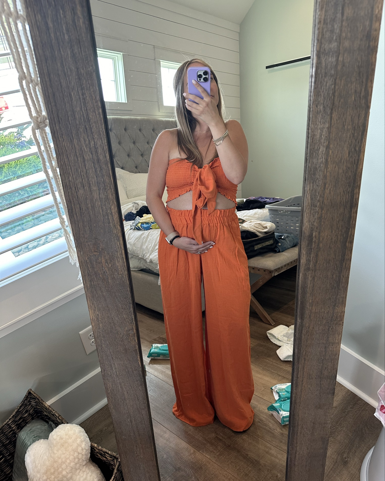 Maternity outfits for our beach vacation 🌊☀️#babymoon #maternity #bumpfit #pregnancyoutfits

#LTKBump #LTKFindsUnder100