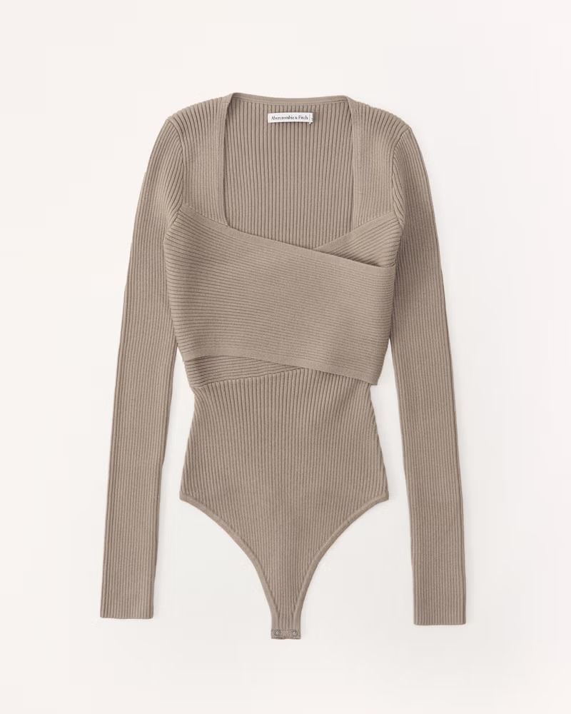 LuxeLoft Wrap Bodysuit | Abercrombie & Fitch (US)