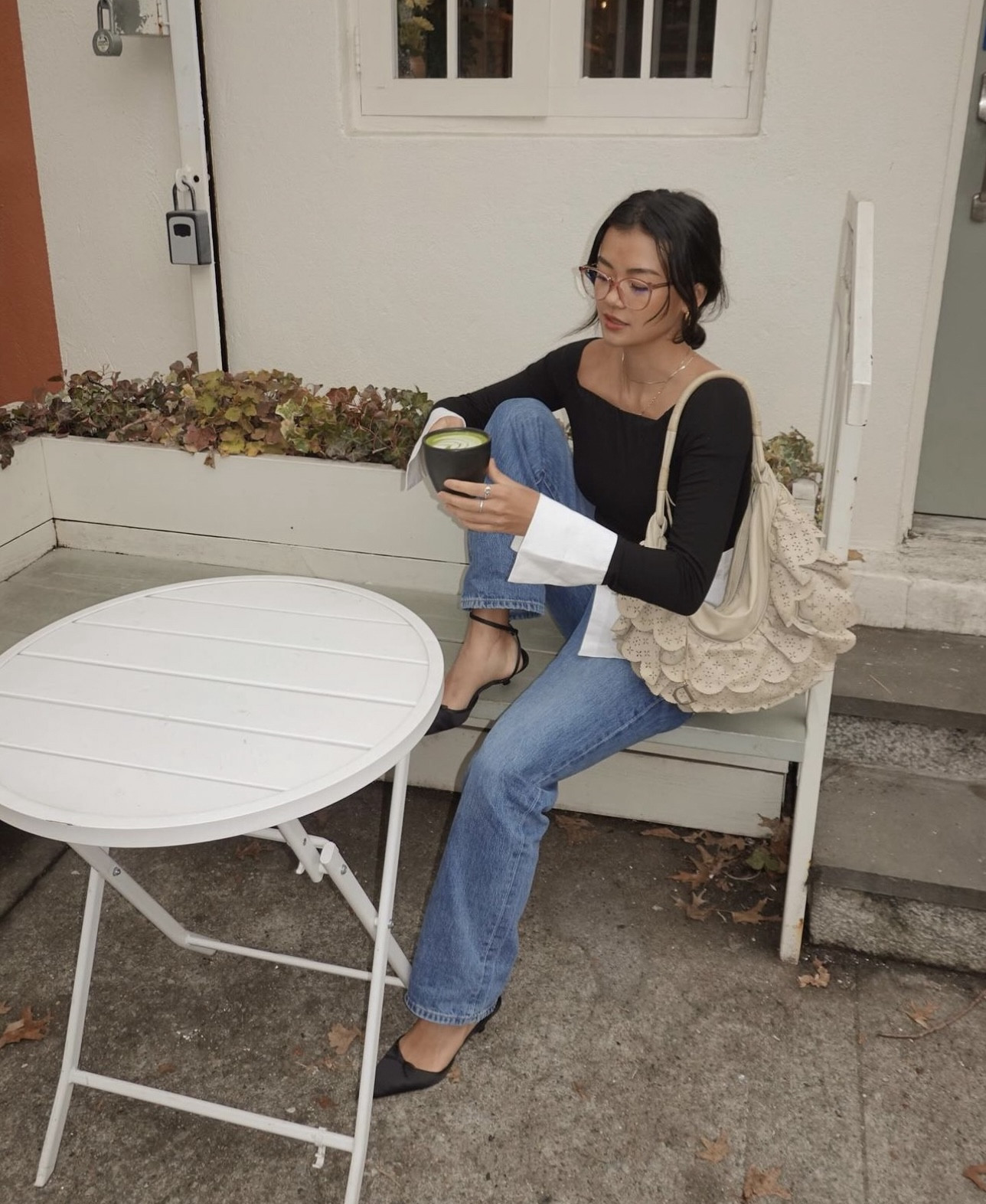 my NYC girl uniform ✨ + THE BEST SHOES I HAVE EVER WORN. No blisters. So comfy. Timeless. And worth every penny I LOVE them. + my 501's (I wear a size 25) and the bag is vintage no idea where it's from!!! 

#LTKshoecrush #LTKstyletip #LTKworkwear