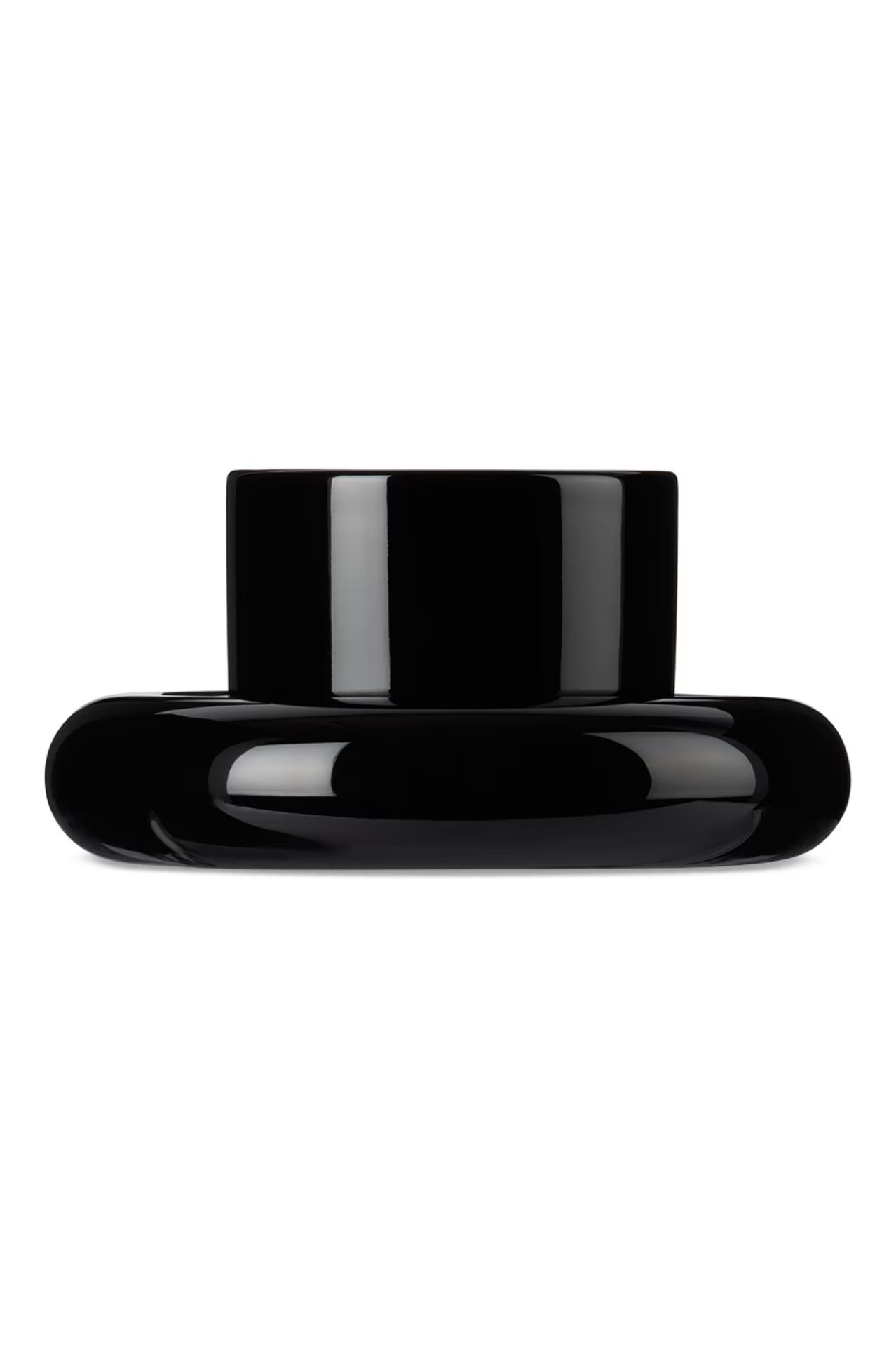 SSENSE Exclusive Black Chunky Cup & Saucer | SSENSE