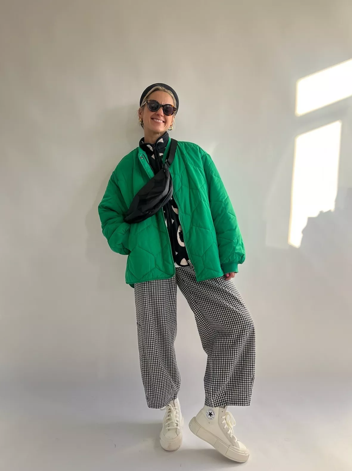 Quilted Transition Jacket Green Quilted Transition Jacket Green