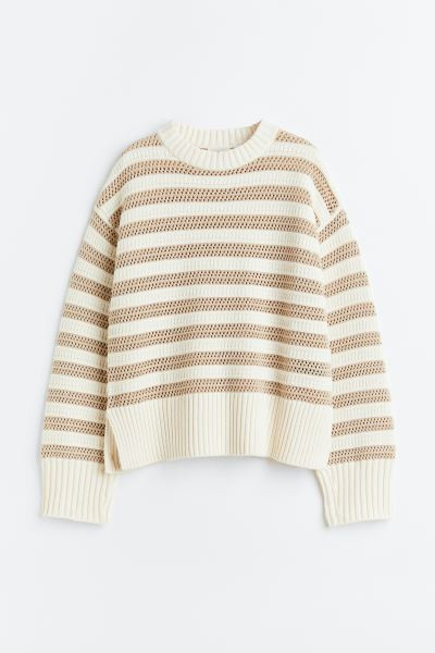 Pullover in Ajourstrick | H&M (DE, AT, CH, NL, FI)