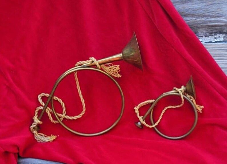 Vintage Christmas Brass Horn Ornament Mix Match | Etsy | Etsy (US)