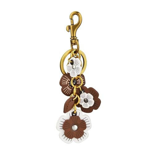 Angyape Flower Bag Charms for Women Purse Charms for Handbags Leather Flower Keychain Retro Aesthetic Keychain Accessories | Amazon (US)