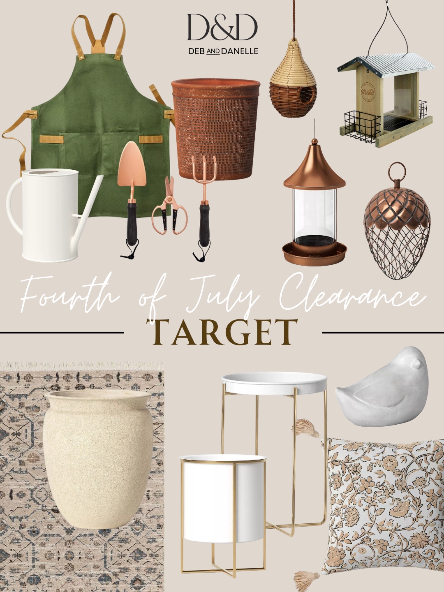 Target has some amazing sales in their outdoor and garden items for the Fourth of July. Here are some of our favorite neutral outdoor home items. At these prices, they will go fast! 

#LTKSummerSales #LTKSeasonal #LTKHome