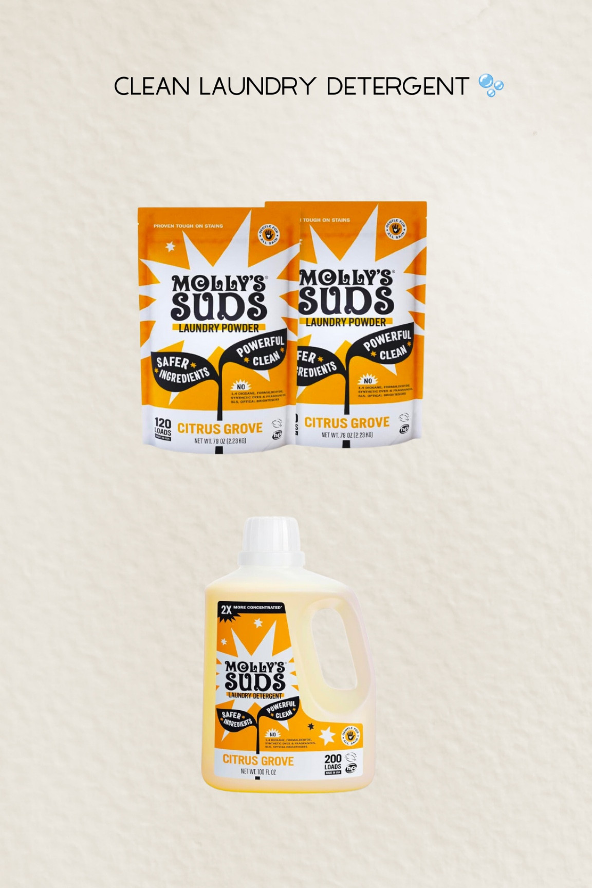 My favorite clean detergent to use for my families clothes 🫧

#LTKHome #LTKFamily #LTKKids