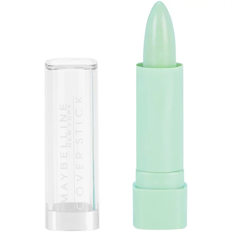 Maybelline Cover Stick Corrector Concealer, Green Corrects Redness, 0.16 oz | Walmart (US)