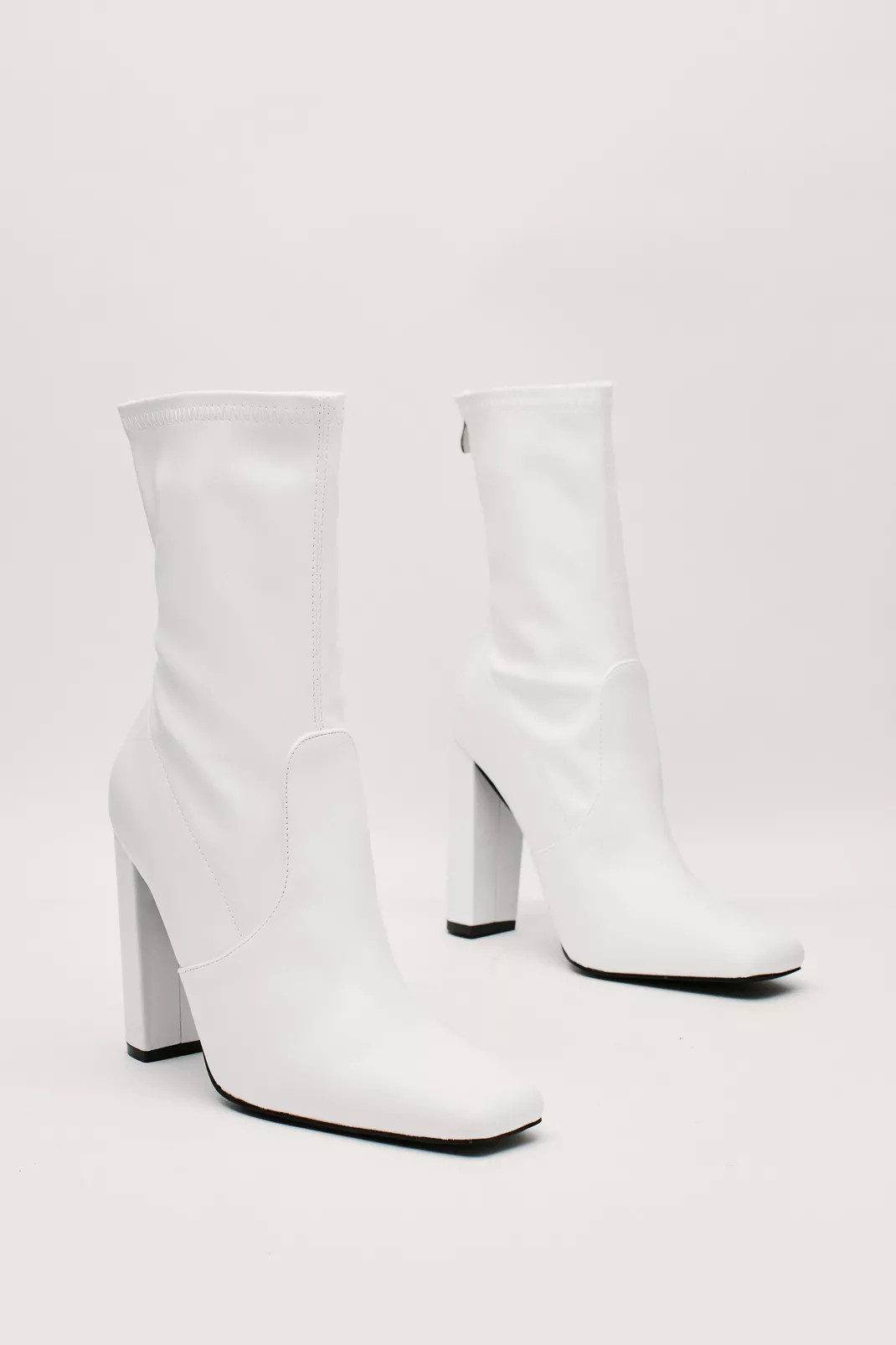Stretch Pu Sock Boots | Nasty Gal (US)