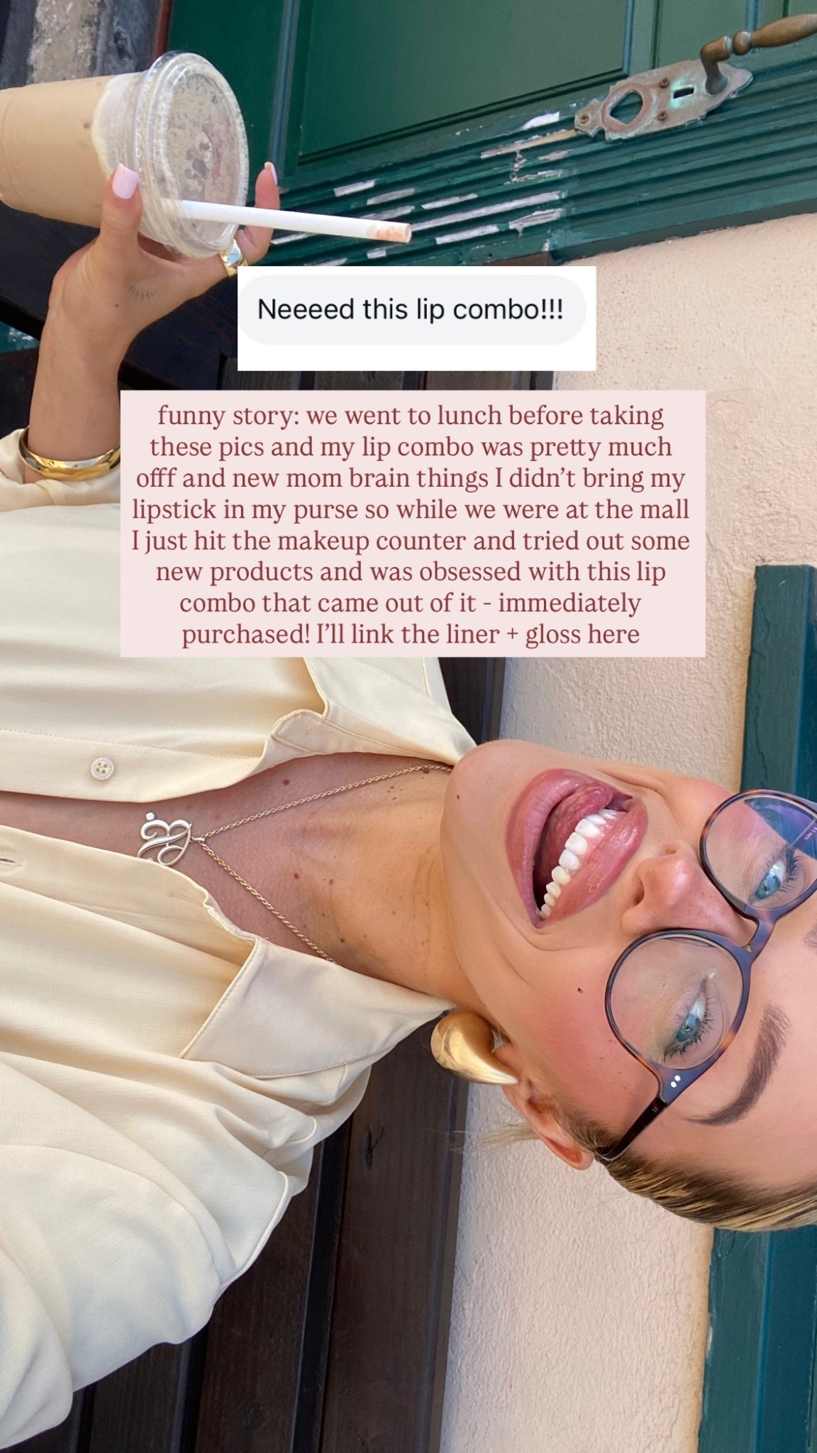 Liner shade 53 the tea is hot 
Gloss shade 25 toffee talk 

#LTKBeauty #LTKdayinmylife