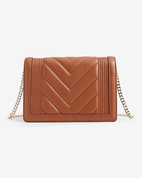 Quilted Vegan Leather Crossbody | Express