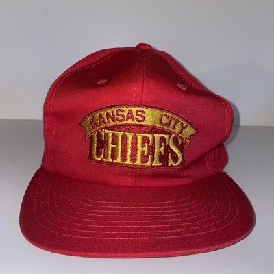 Vintage Kansas City Chiefs Banner Hat Snapback Cap Text Red Adjustable  | eBay | eBay US