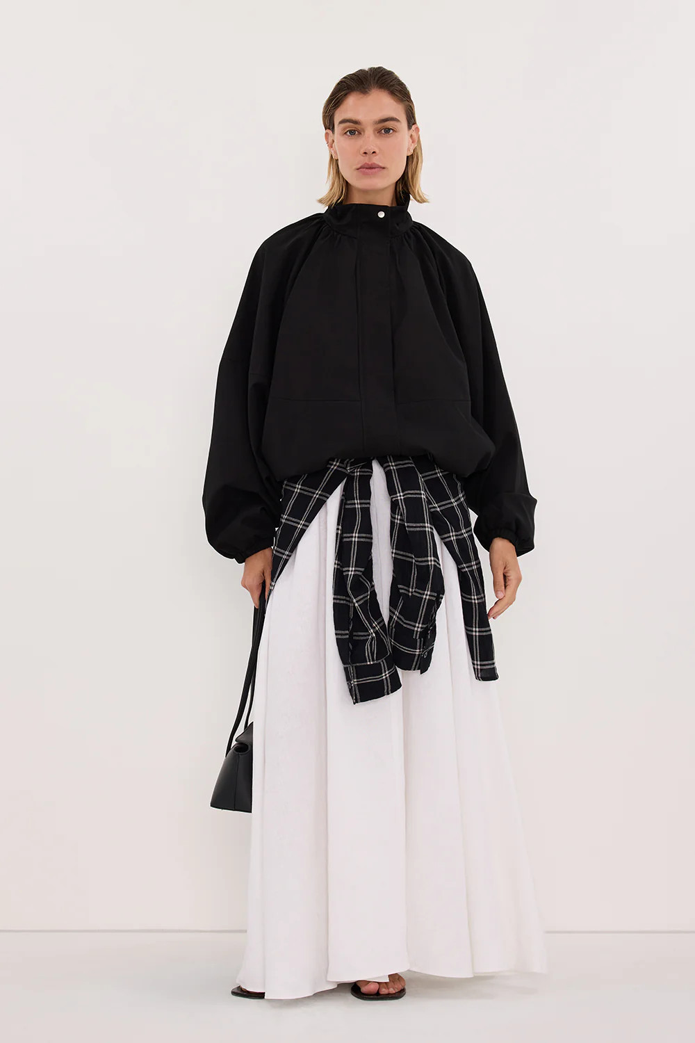 Oaklee Black Batwing Lightweight Jacket | DISSH