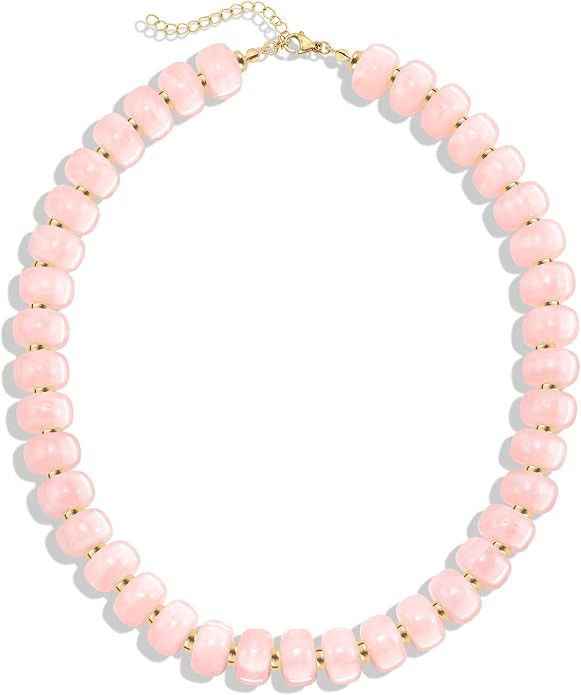 AOZEL Chunky Resin Beaded Necklace for Women Colorful Bead | Summer Beach, Waterproof, Fade Resis... | Amazon (US)
