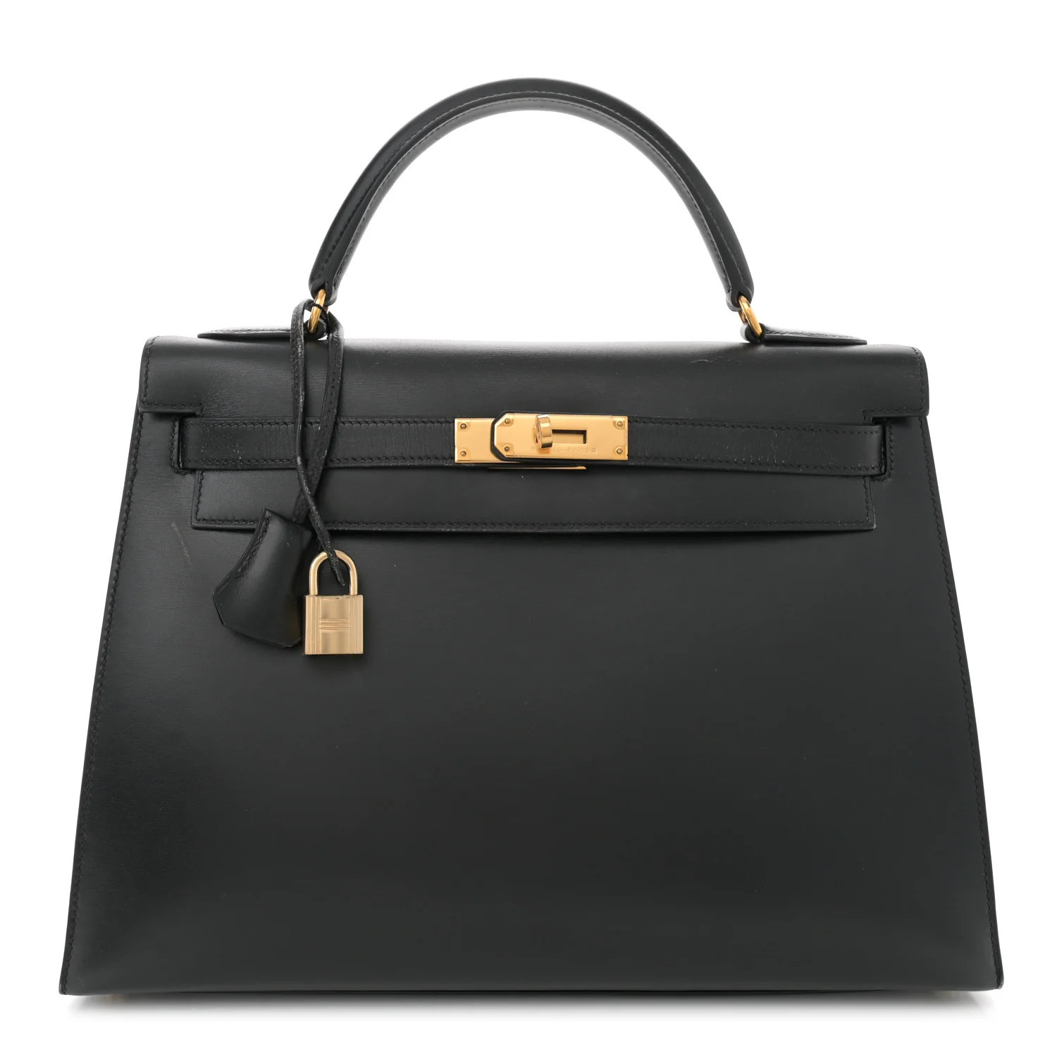 Hermes Box Kelly Sellier 32 Black 1667670 | FASHIONPHILE (US)