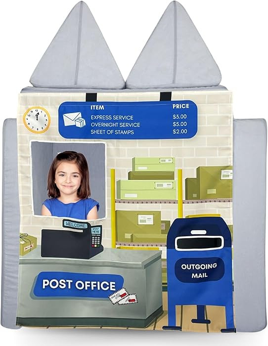 Couch Swag Play Panel for Childrens Foam Sofa Kids Couch (Post Office) | Amazon (US)