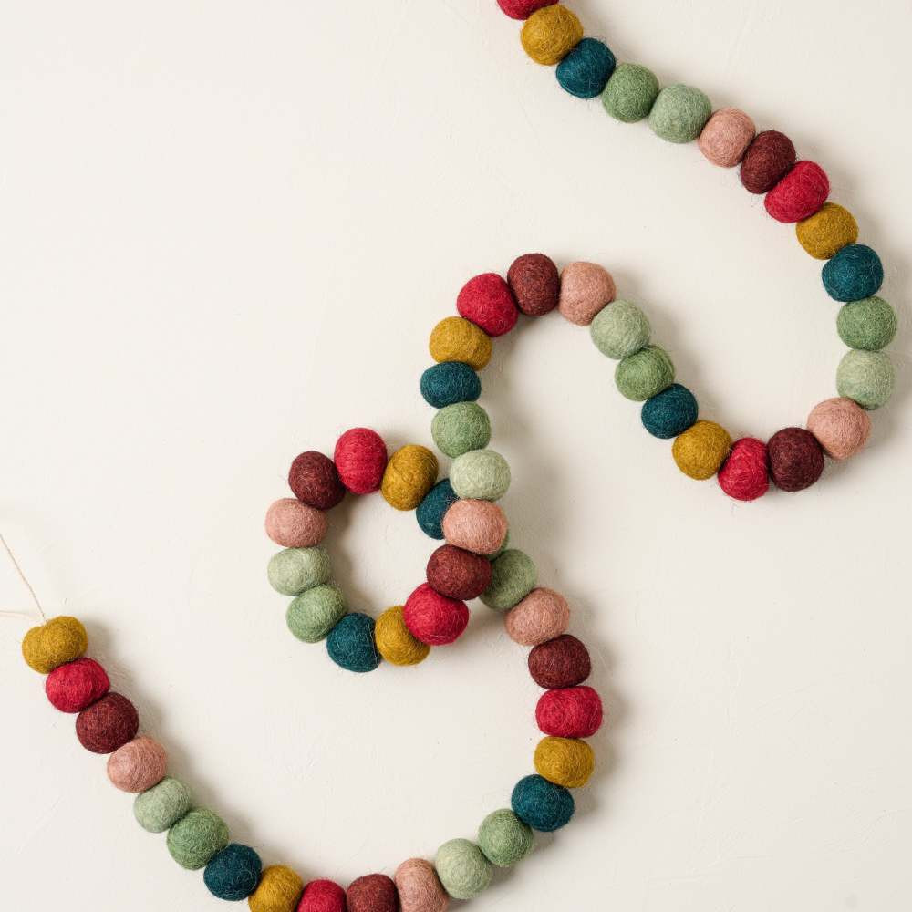 Multi-Colored Felt Garland | Magnolia