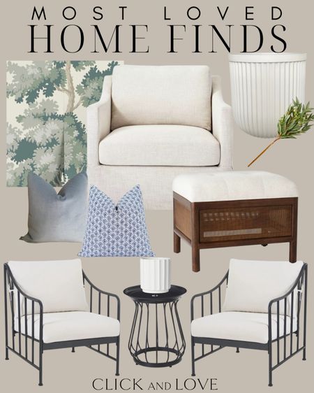 Most loved home finds from the week! Several great looks for less 👏🏼

Most loved, home finds, home decor, patio set, patio furniture, outdoor furniture, deck, porch, balcony, vase, planter, ottoman, accent pillow , throw pillow, accent chair, wallpaper, Etsy, target, Walmart, lulu and Georgia , Living room, bedroom, guest room, dining room, entryway, seating area, family room, curated home, Modern home decor, traditional home decor, budget friendly home decor, Interior design, look for less, designer inspired

#LTKhome #LTKfindsunder100 #LTKstyletip