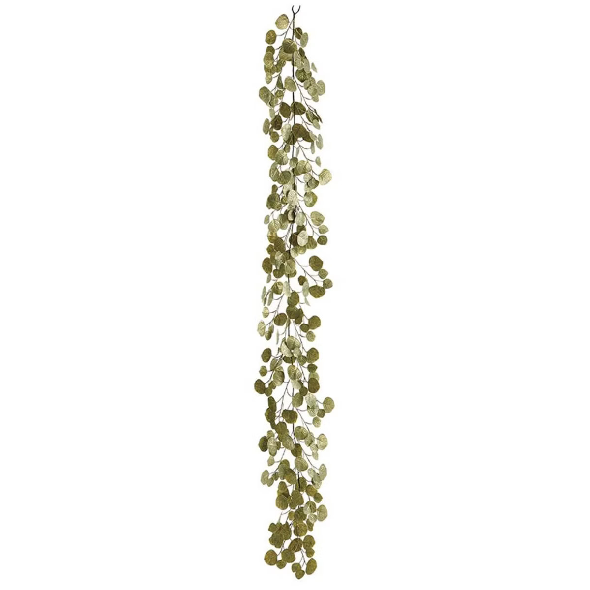 Allstate Floral Metallic Eucalyptus Leaf Artificial Christmas Garland - 6' - Gold | Target