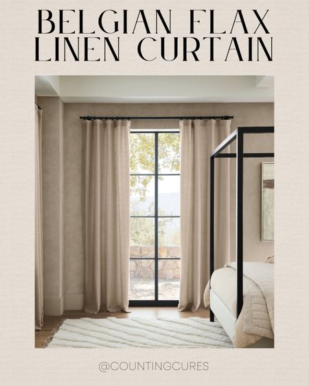 The Belgian Flax Linen Curtain is great for providing privacy in your home!
#minimaliststyle #homedecor #potterybarn #neutralaesthetic

#LTKhome #LTKSeasonal #LTKstyletip