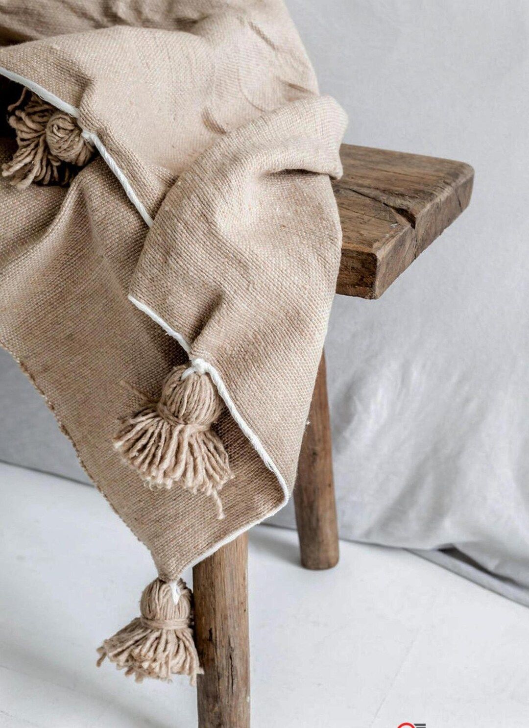 COZY BLANKET  WOVEN Blanket  Customized Beige Camel Throw - Etsy | Etsy (US)