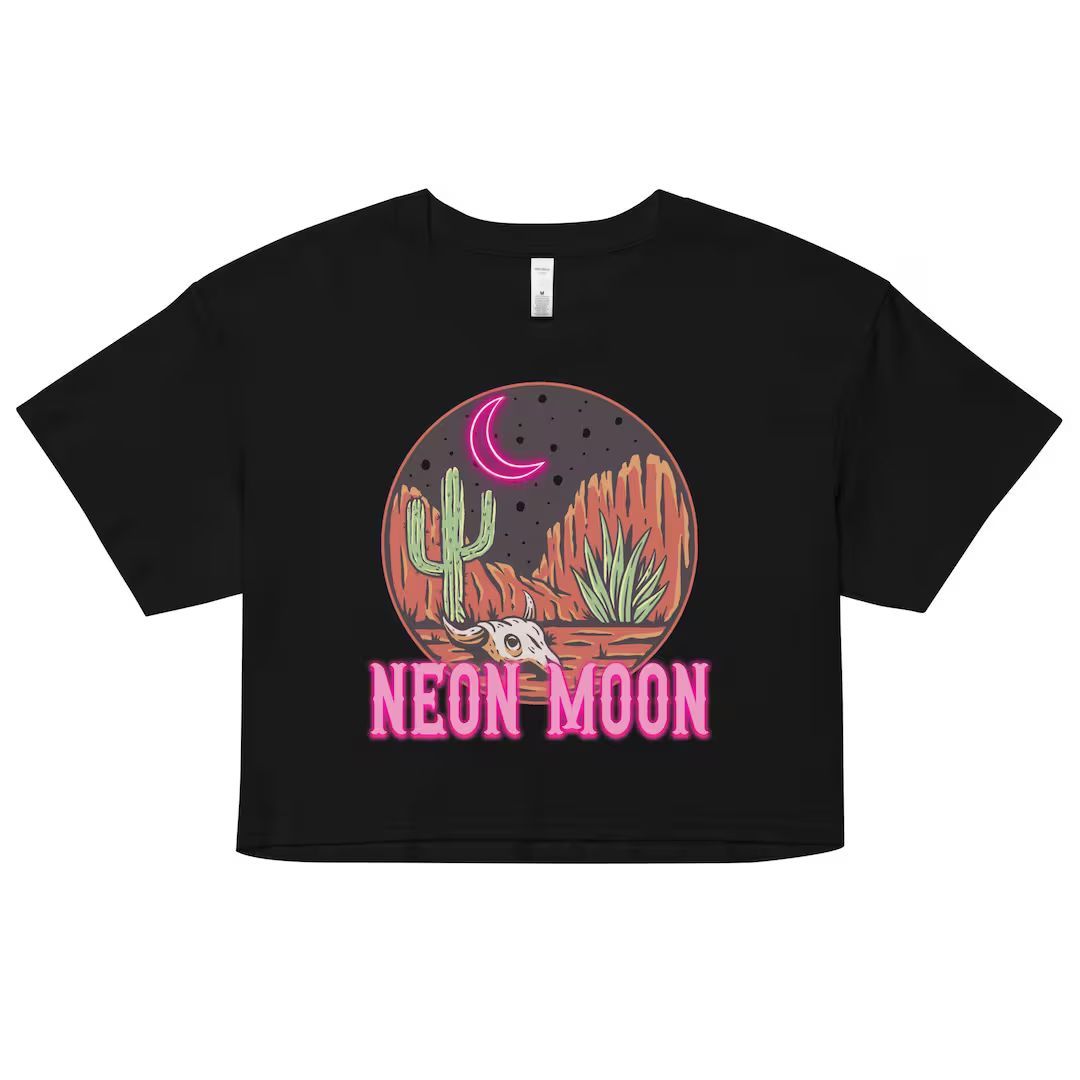 Neon Moon Crop Top | Etsy (US)