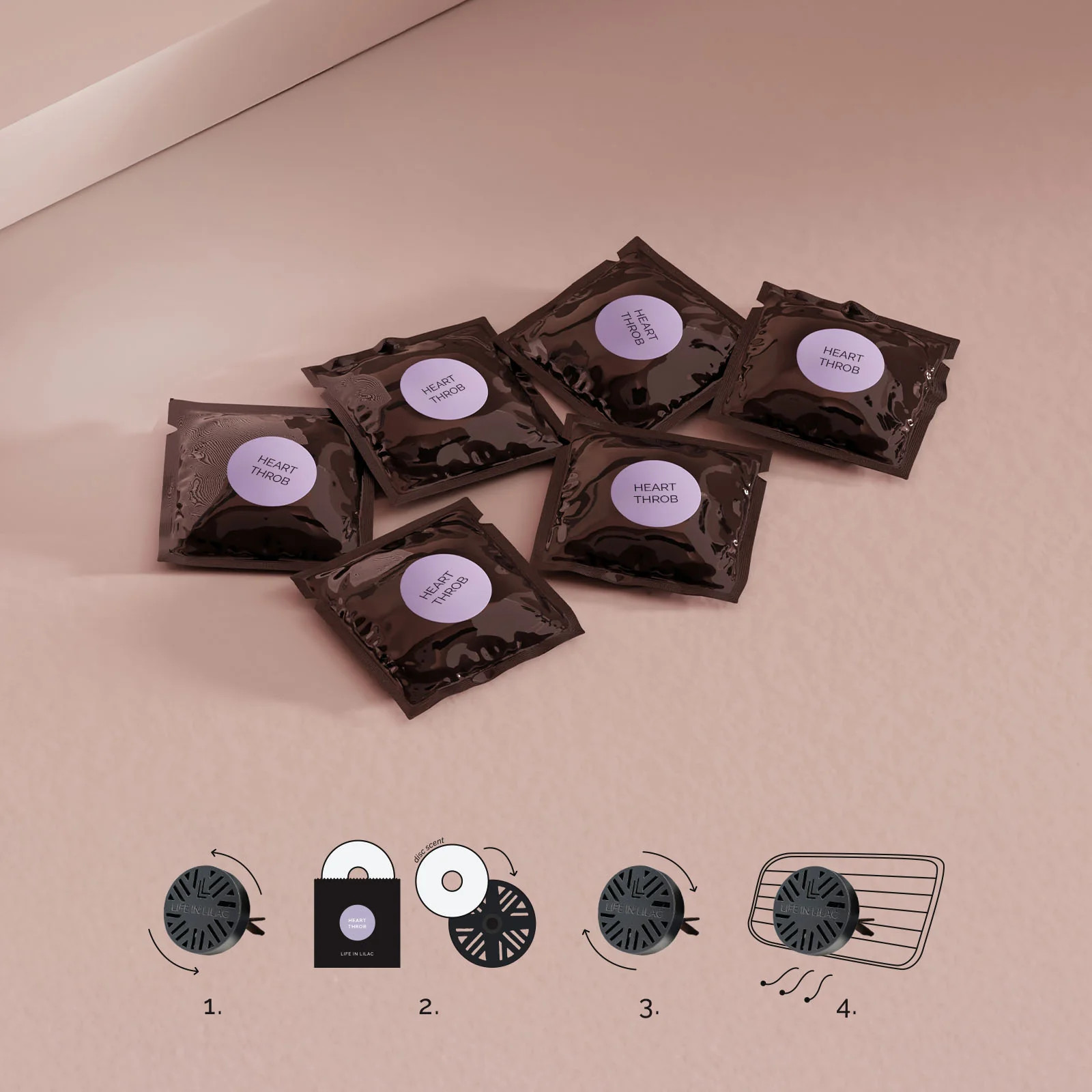 Heart Throb Car Fragrance Kit Refill | Life In Lilac