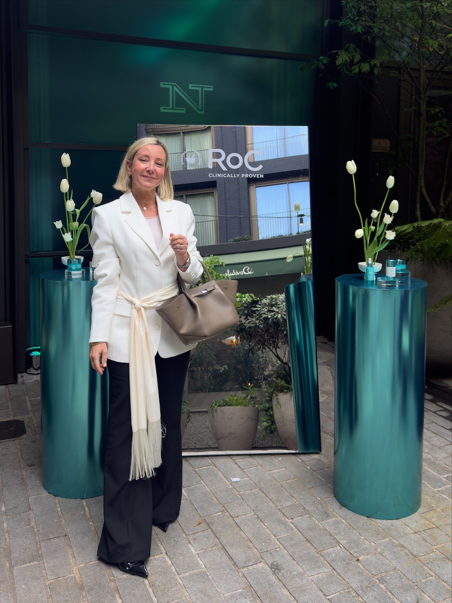 Today’s outfit for a beautiful press lunch. Trousers are VB dupes from Zara. Everything else linked. I love this look! 

#LTKstyletip #LTKspring #LTKuk