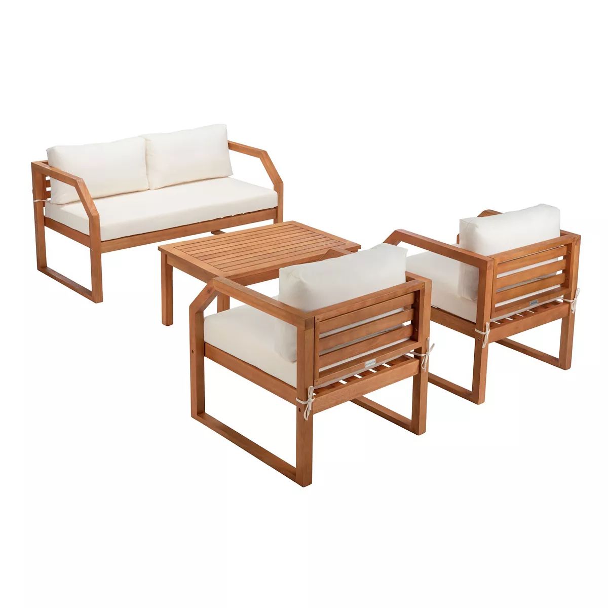 Safavieh Dren Loveseat, Chair & Coffee Table 4-piece Set | Kohl's