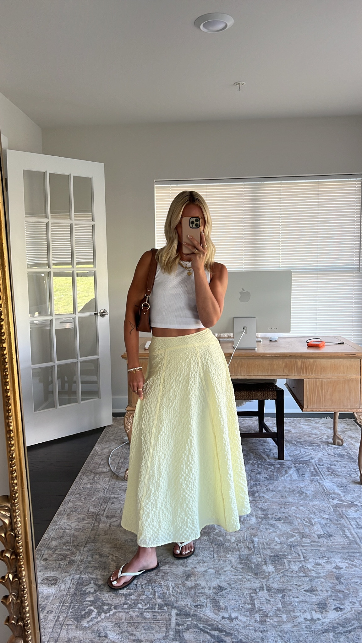 Yellow has become one of my fav colors for the summer 🤌🏼 

Abercrombie style, Abercrombie fashion, Abercrombie outfit ideas, maxi skirt, summer style, summer fashion, summer style inspo, summer outfit ideas, flowy skirt, flowy skirt outfits 
