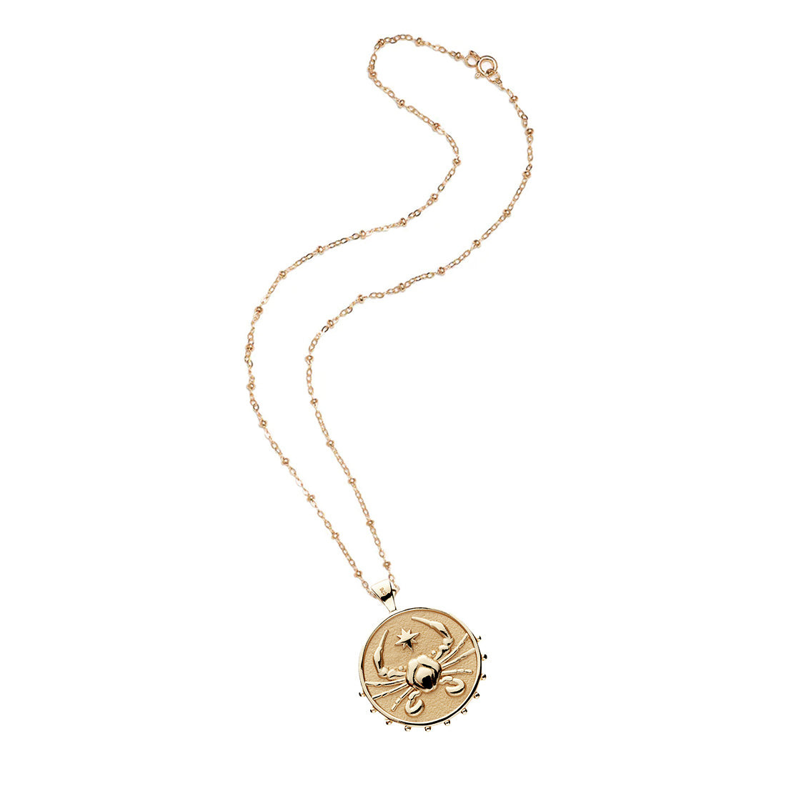 CANCER JW Zodiac Pendant Coin - Jun 21 - Jul 22 | Jane Win