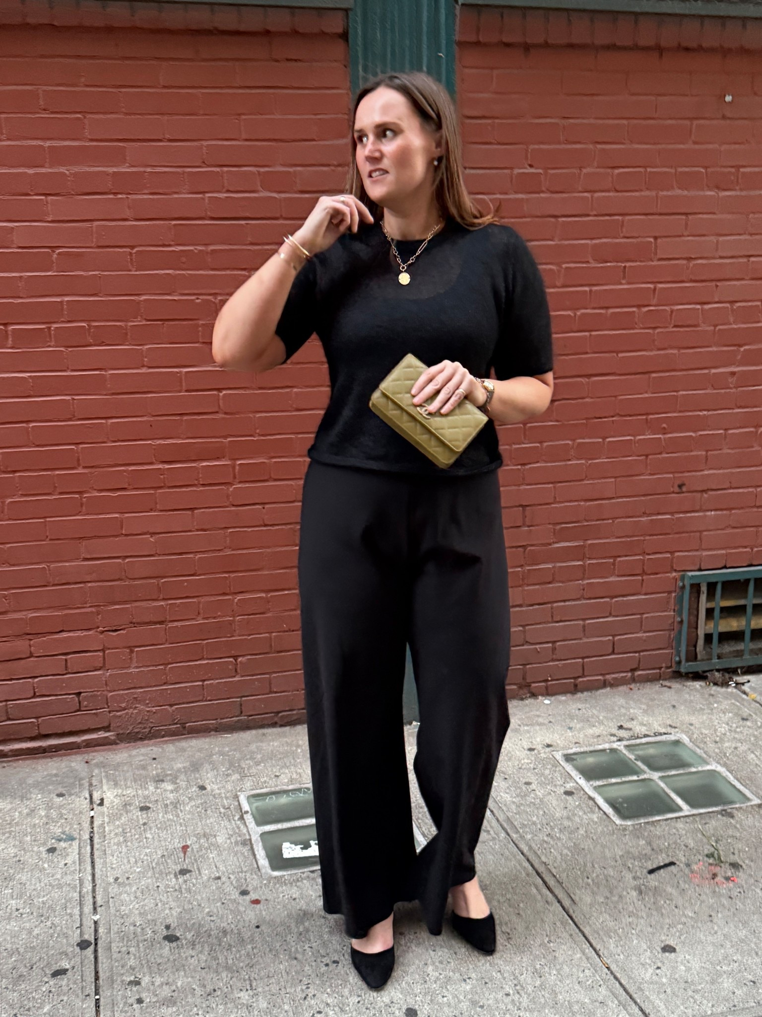 These Colby Pants from La Ligne are such a closet staple for me. So flattering and easy to wear. True to size. I’m in a XL  

#LTKMidsize #LTKNYFW