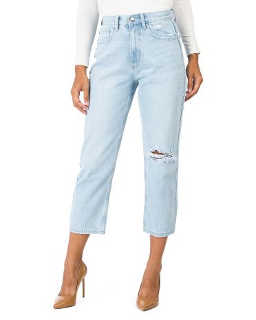 Juniors High Rise Straight Leg Jeans | Marshalls