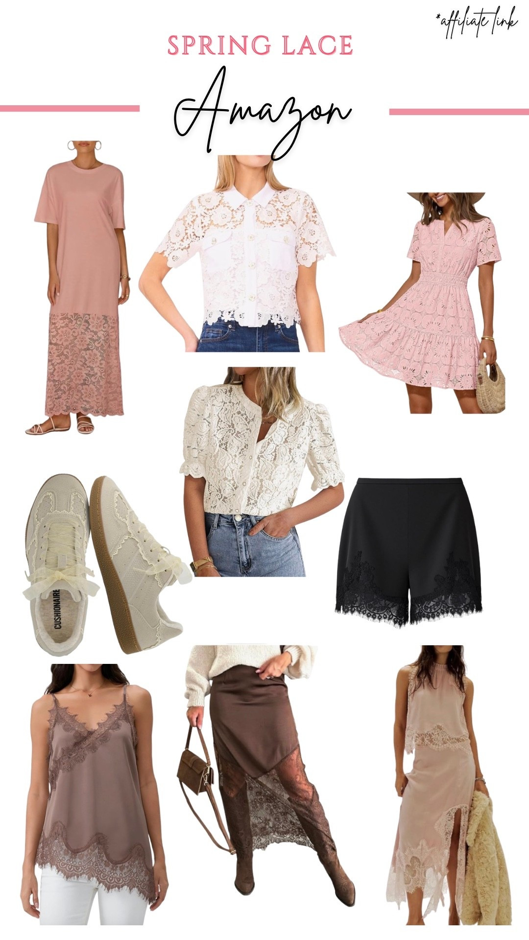 Spring lace finds from amazon! 

#LTKMidsize #LTKmomlife #LTKSeasonal